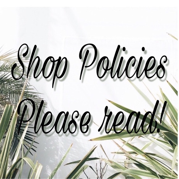 🌿Shop Policies post🌿 PLEASE READ - Picture 1 of 4